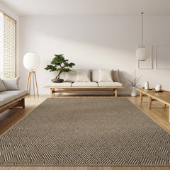 Woolen Natural Easy Jute-Look Rug | Indoor/Outdoor Washable - Ornate Home