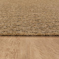 Woolen Natural Easy Jute-Look Rug | Indoor/Outdoor Washable - Ornate Home