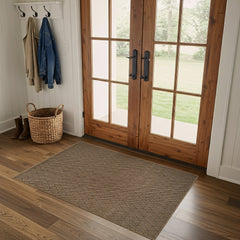 Woolen Natural Easy Jute-Look Rug | Indoor/Outdoor Washable - Ornate Home