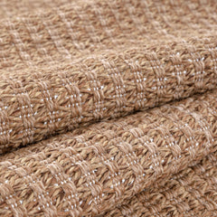 Woolen Natural Jute-Look Area Rug | Classic Earthy Style - Ornate Home