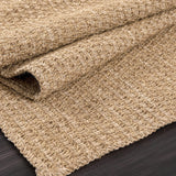 Wooly Easy Jute Natural Color Washable Indoor Outdoor Area Rugs - Ornate Home