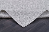 Wooly Gray Easy Jute Washable Indoor Outdoor Area Rug - Ornate Home