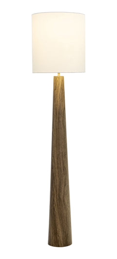 Woonari Brown Solar Floor Lamp - Ornate Home