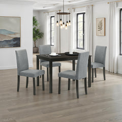 Worland Espresso 5 Pc. Dining Table Set - Ornate Home