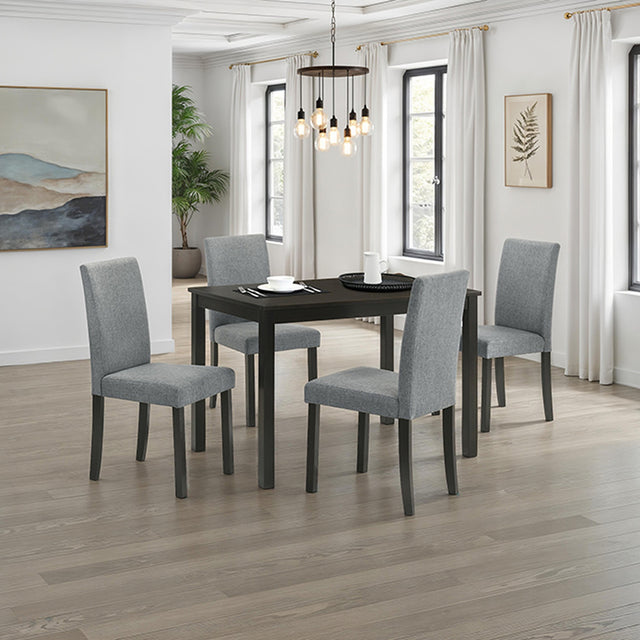 Worland Espresso 5 Pc. Dining Table Set - Ornate Home