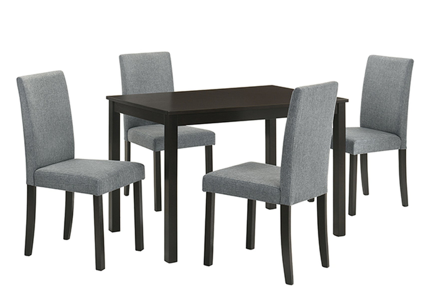 Worland Espresso 5 Pc. Dining Table Set - Ornate Home