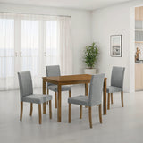 Worland Medium Oak/Gray Dining Side Chair (Set of 4) - Ornate Home