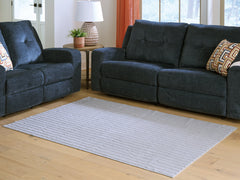 Worthley Gray Washable Medium Rug - Ornate Home