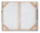Worthner Tan/Gray/White Wall Art - Ornate Home