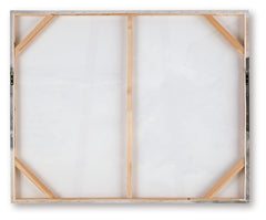 Worthner Tan/Gray/White Wall Art - Ornate Home
