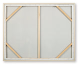 Worthney Blue/White/Brown Wall Art (Online Special Price) - Ornate Home