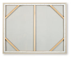 Worthney Blue/White/Brown Wall Art - Ornate Home