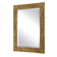 Woven In Time Gold Mirror - Ornate Home