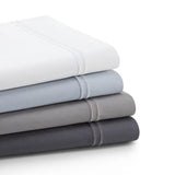 Woven Supima Charcoal Queen Cotton Sheet Set - Ornate Home