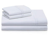 Woven Supima White Cal King Cotton Sheet Set - Ornate Home