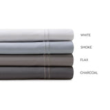 Woven Supima White King Pillowcase Set - Ornate Home