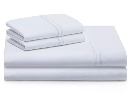 Woven Supima White Queen Cotton Sheet Set - Ornate Home