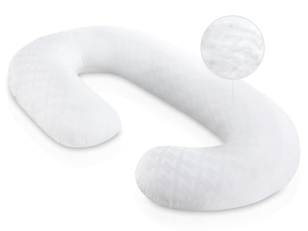 Wrap-Around White One Size Pillow - Ornate Home