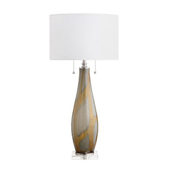 Wren Gold/White Table Lamp (Set of 2) - Ornate Home