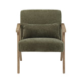 Wren Green/Brown Accent Chair - Ornate Home