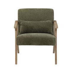 Wren Green/Brown Accent Chair - Ornate Home