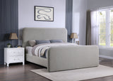 Wren Grey Eastern King Upholstered Panel Bed - Ornate Home