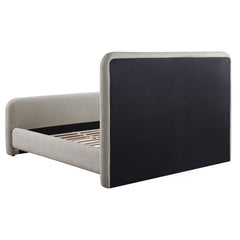 Wren Grey Queen Upholstered Panel Bed - Ornate Home