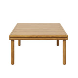 Wren Natural Outdoor Patio Teak Wood Coffee Table - Ornate Home