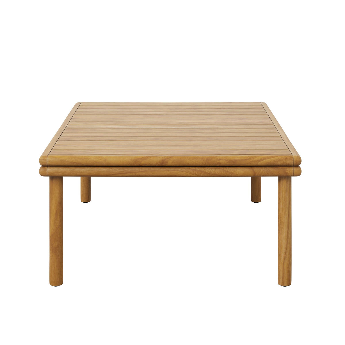 Wren Natural Outdoor Patio Teak Wood Coffee Table - Ornate Home