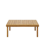 Wren Natural Outdoor Patio Teak Wood Coffee Table - Ornate Home