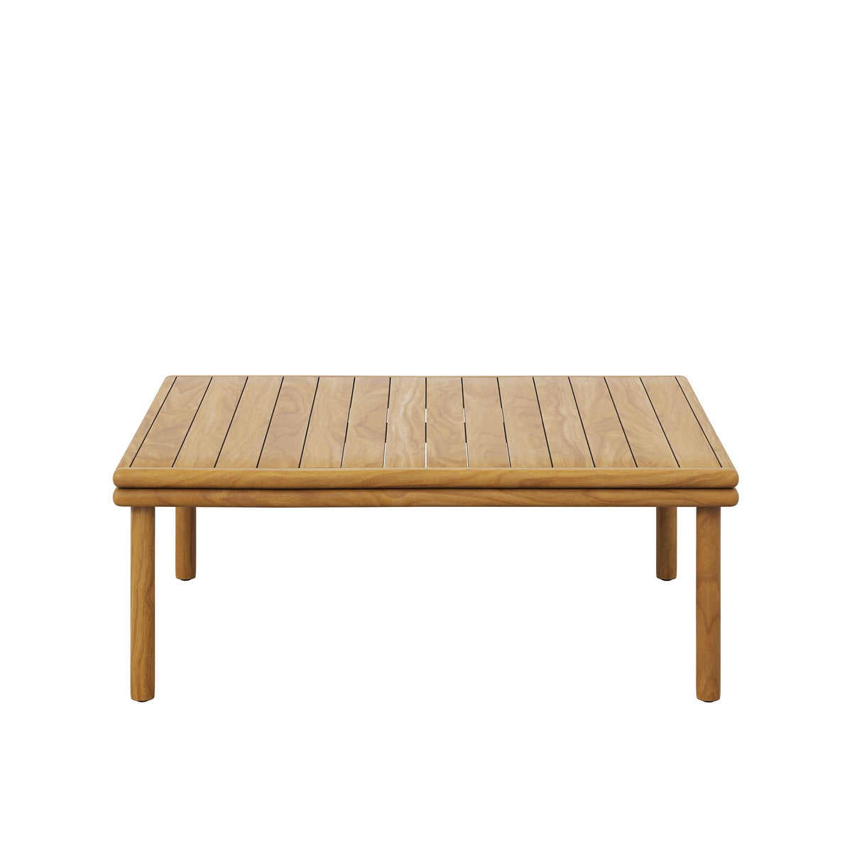 Wren Natural Outdoor Patio Teak Wood Coffee Table - Ornate Home