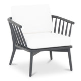 Wren Warm White Outdoor Lounge Chair - Ornate Home