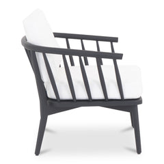 Wren Warm White Outdoor Lounge Chair - Ornate Home
