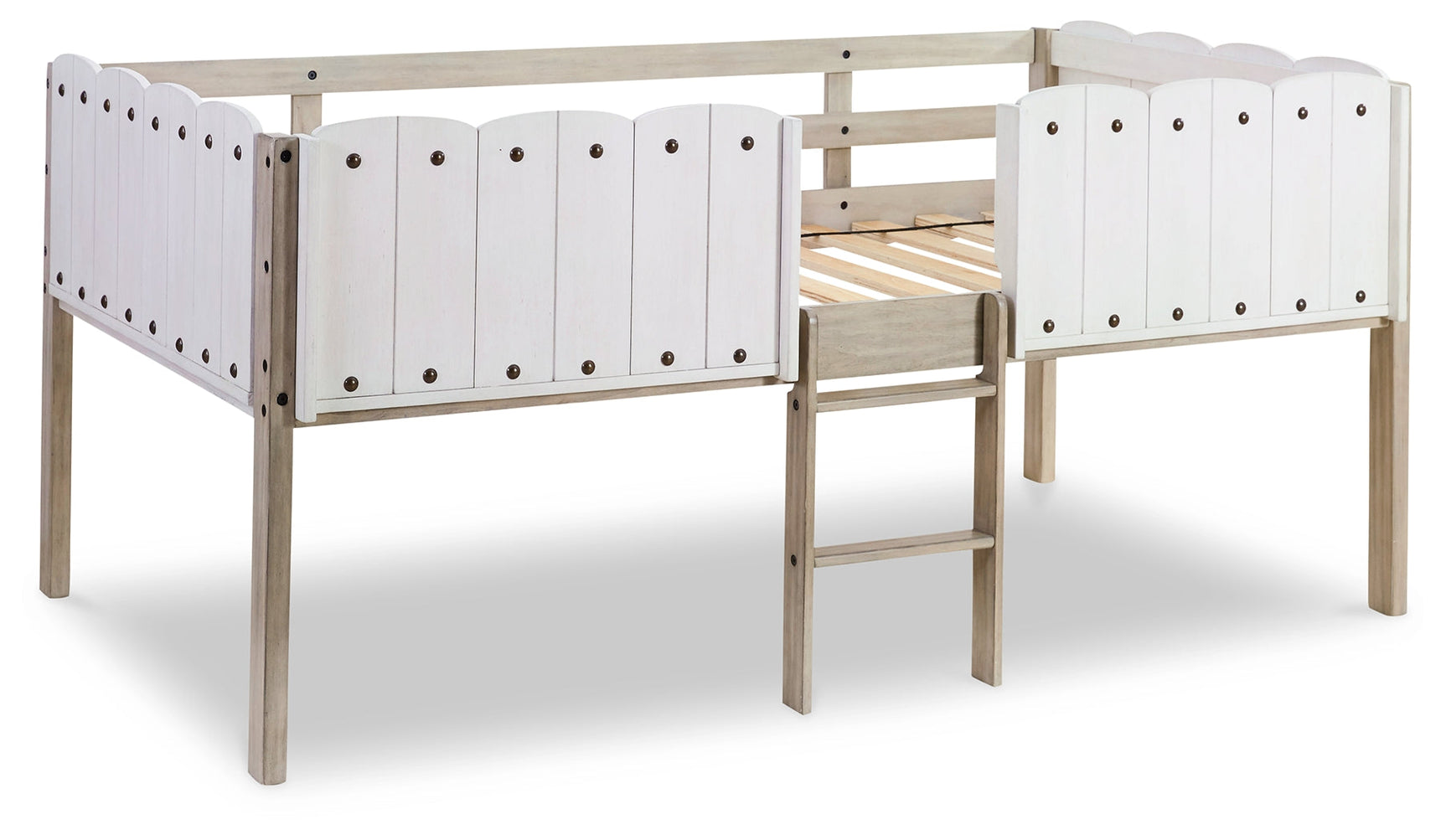 Wrenalyn Two-tone Twin Loft Bed Frame - Ornate Home