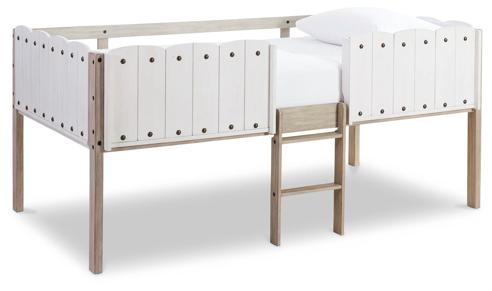 Wrenalyn Two-tone Twin Loft Bed Frame - Ornate Home
