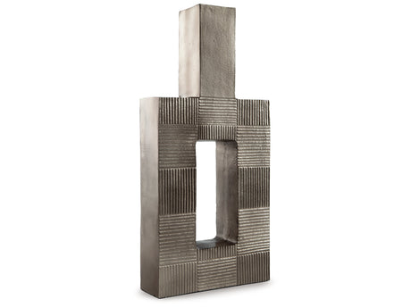 Wrengrove Antique Nickel Finish Vase (Online Special Price) - Ornate Home