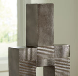 Wrengrove Antique Nickel Finish Vase - Ornate Home