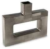 Wrengrove Antique Nickel Finish Vase - Ornate Home