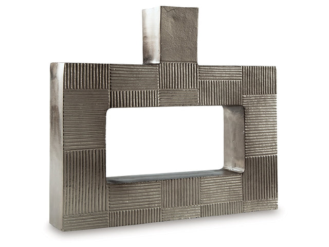 Wrengrove Antique Nickel Finish Vase - Ornate Home