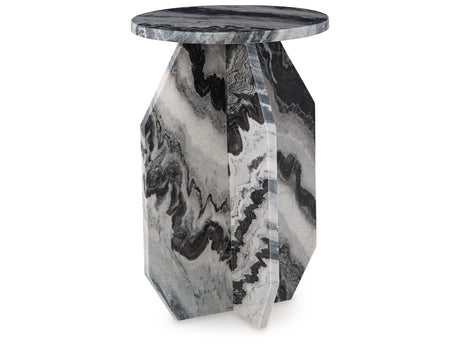 Wrenlane Black/White/Taupe Accent Table (Online Special Price) - Ornate Home