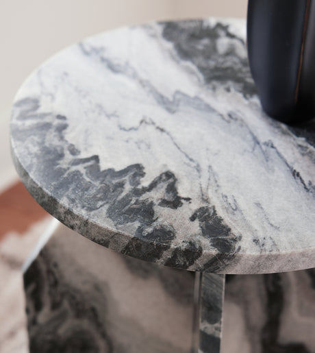 Wrenlane Black/White/Taupe Accent Table - Ornate Home