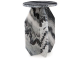 Wrenlane Black/White/Taupe Accent Table - Ornate Home