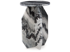 Wrenlane Black/White/Taupe Accent Table - Ornate Home