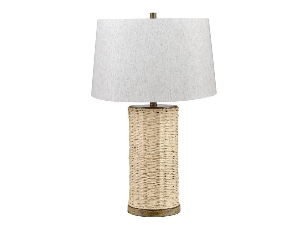 Wrenley White/Brown Table Lamp (Set of 2) - Ornate Home