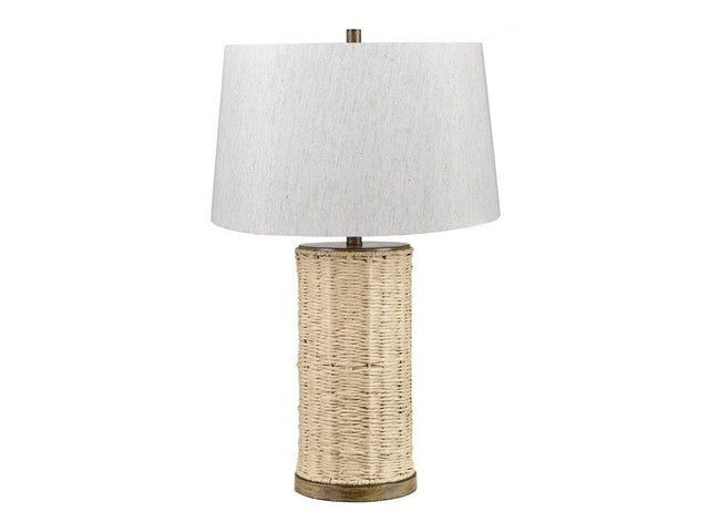 Wrenley White/Brown Table Lamp (Set of 2) - Ornate Home