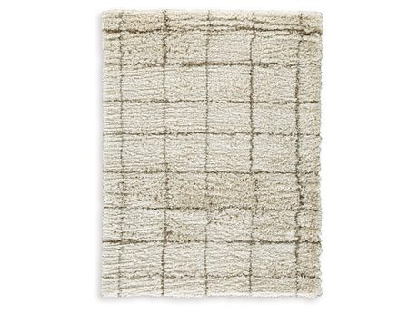 Wrenlow Cream/Brown 5' x 7' Rug - Ornate Home