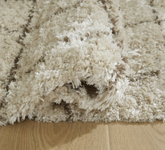 Wrenlow Cream/Brown 5' x 7' Rug - Ornate Home