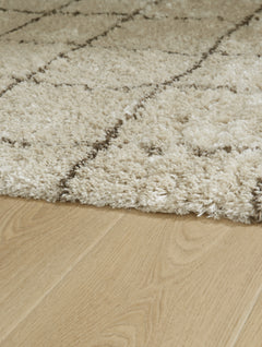 Wrenlow Cream/Brown 5' x 7' Rug - Ornate Home