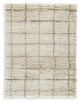 Wrenlow Cream/Brown 5' x 7' Rug - Ornate Home
