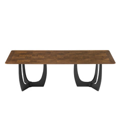 Wrenly Walnut 94" Dining Table - Ornate Home